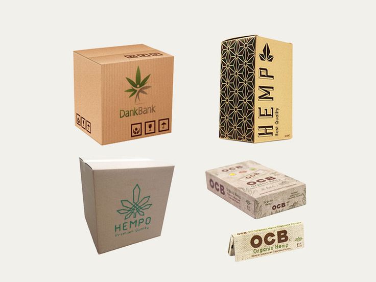 Custom Hemp shipping boxes