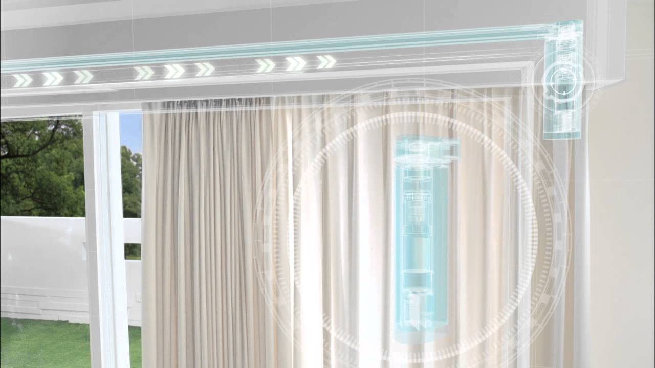 Smart Motorized Wave Curtain in Dubai